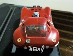 COX VINTAGE 1/24 1/25 GOOD CHEETAH SLOT CAR RED with RUNNING CHASSIS KB AMT MPC