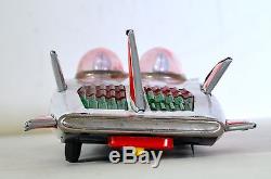 Cragstan Alps Japanese Tin Litho 1950's Firebird III Concept Space Toy Car