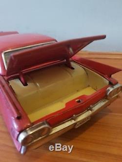 Cadillac 1961 vintage tin toy car Bandai. Japan. Friction. 17.5 inch