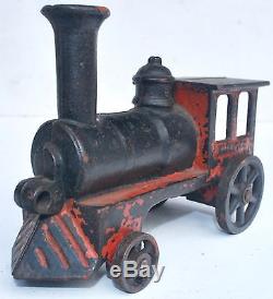 Carpenter cast iron train antique 1880 freight car set
