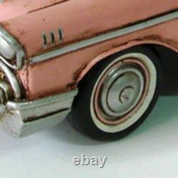 Chevrolet Bel Air Convertible 1957, 1/10 scale diecast model car, Pink Figure