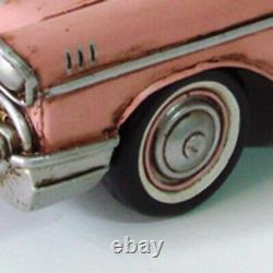 Chevrolet Bel Air Convertible 1957, 1/10 scale diecast model car, Pink Figurine