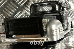 Chevy Pickup Truck Vintage Classic 1951 124 Scale Metal Car Model Diecast Black