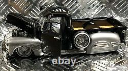 Chevy Pickup Truck Vintage Classic 1951 124 Scale Metal Car Model Diecast Black