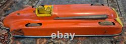 Chime Toy Products Tin Litho Windup Streamline Racer Red Race Car