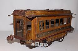 Circa 1900 DP Clark, Schieble Pressed Steel Street Car, Original