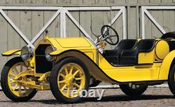 Classic Car Vintage Toy Race 1920 Racer Custom Built HEAVY TIN METAL Body Model