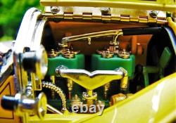 Classic Car Vintage Toy Race 1920 Racer Custom Built HEAVY TIN METAL Body Model