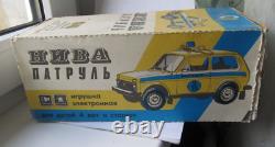 Collectible Vintage Toy Niva patrol inertial vehicle Car USSR (923)