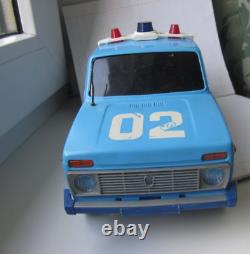 Collectible Vintage Toy Niva patrol inertial vehicle Car USSR (923)