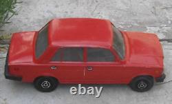 Collectible vintage toy VAZ-2107 Car Big plastic machine 110 USSR (981)