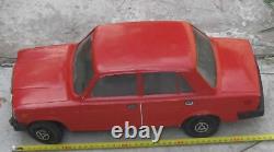 Collectible vintage toy VAZ-2107 Car Big plastic machine 110 USSR (981)