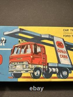 Corgi 1138 Ford Tilt Cab Car Transporter In Original Box Near Mint 1960s
