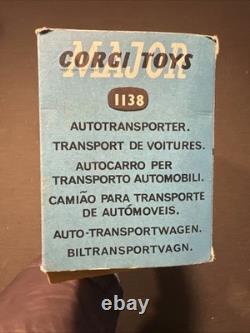 Corgi 1138 Ford Tilt Cab Car Transporter In Original Box Near Mint 1960s