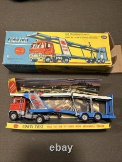 Corgi 1138 Ford Tilt Cab Car Transporter In Original Box Near Mint 1960s