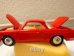 Corgi Toys #239 Vintage Volkswagen 1500 Karmann Ghia Scarlet Red Gt Britain