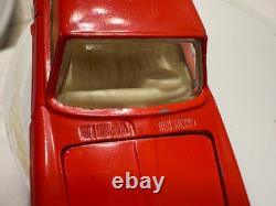 Corgi Toys #239 Vintage Volkswagen 1500 Karmann Ghia Scarlet Red Gt Britain