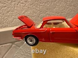 Corgi Toys #239 Vintage Volkswagen 1500 Karmann Ghia Scarlet Red Gt Britain