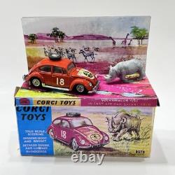 Corgi Toys 256 Volkswagen 1200 East African Safari Original Box 60's Complete