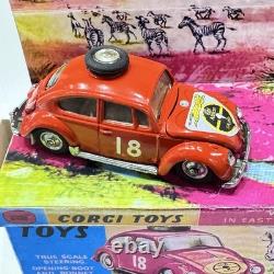 Corgi Toys 256 Volkswagen 1200 East African Safari Original Box 60's Complete