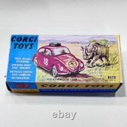 Corgi Toys 256 Volkswagen 1200 East African Safari Original Box 60's Complete