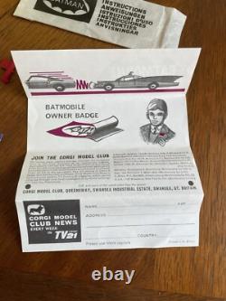 Corgi Toys 267 Batmobile, Reproduction Box, Vintage Car, Rare, 1960's