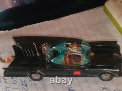 Corgi Toys #267 Batmobile with Batman Figure Car Toy Diecast Britain 60s Vintage