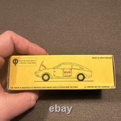 Corgi Toys #305 Mini Marcos In White Whizzwheels Complete With Its Box Vintage