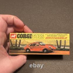 Corgi Toys #305 Mini Marcos In White Whizzwheels Complete With Its Box Vintage