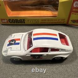 Corgi Toys #305 Mini Marcos In White Whizzwheels Complete With Its Box Vintage
