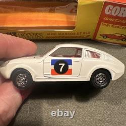 Corgi Toys #305 Mini Marcos In White Whizzwheels Complete With Its Box Vintage