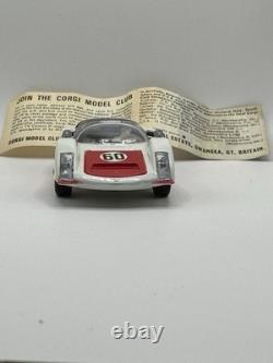 Corgi Toys 330 Porsche Carrera 6 Diecast Car with Box & Insert Vintage 1967