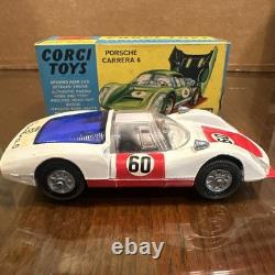 Corgi Toys 330 Porsche Carrera 6 Diecast Car with ORIGINAL BOX Vintage 1967