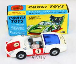 Corgi Toys 330 Porsche Carrera 6 London Great Britain Very Fine Vintage Toy Car