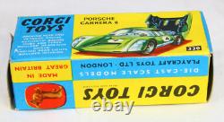 Corgi Toys 330 Porsche Carrera 6 London Great Britain Very Fine Vintage Toy Car