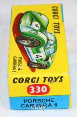 Corgi Toys 330 Porsche Carrera 6 London Great Britain Very Fine Vintage Toy Car