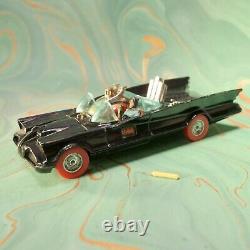 Corgi Toys 5.4 BATMOBILE Black Diecast CAR Vintage No267 Batman RARE Red Wheels