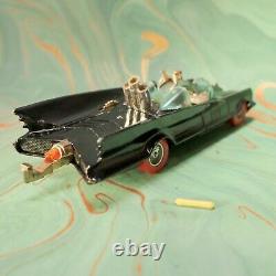 Corgi Toys 5.4 BATMOBILE Black Diecast CAR Vintage No267 Batman RARE Red Wheels