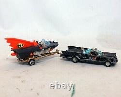 Corgi Toys Batmobile Glaston Batboat and Trailer Made in GT Britain Vintage