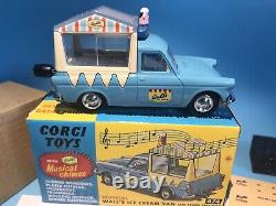 Corgi Toys Vintage 474 Walls Ice Cream Van Ford Thames Boxed Set Hornby Re-issue