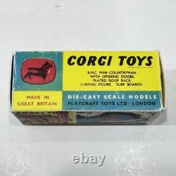 Corgi Toys Vintage 485 BMC Mini Countryman with Surfer In Original Box