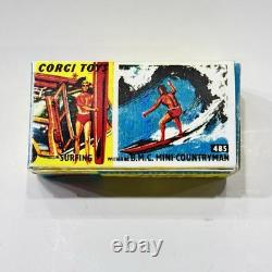 Corgi Toys Vintage 485 BMC Mini Countryman with Surfer In Original Box