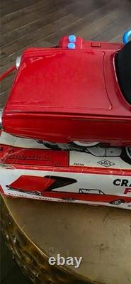 Cragstan Ford Thunderbird Convertible Vintage Tinplate Battery Operated See desc