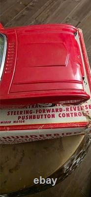 Cragstan Ford Thunderbird Convertible Vintage Tinplate Battery Operated See desc