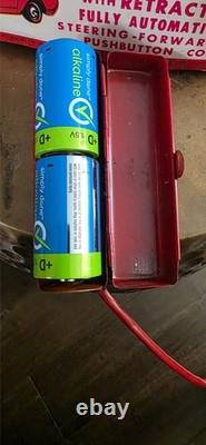 Cragstan Ford Thunderbird Convertible Vintage Tinplate Battery Operated See desc