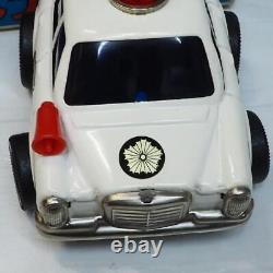 DAIYA Benz Police Car Heavy Gauge Tin Toy Car with Box