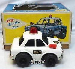 DAIYA Benz Police Car Heavy Gauge Tin Toy Car with Box