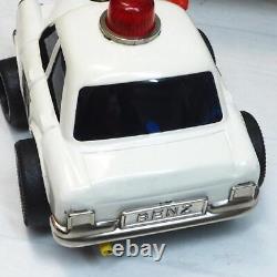 DAIYA Benz Police Car Heavy Gauge Tin Toy Car with Box