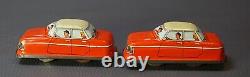 DDR German Hi-Way HWN-Wimmer Motorway Excursion Wind Up Car Tin Toy Track withBox