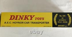 DINKY TOYS 974 A. E. C. HOYNOR CAR TRANSPORTER Vintage 1970s NIB-MINT